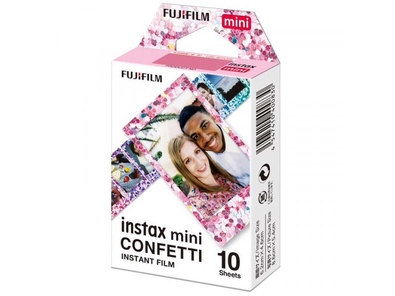 Pellicola istantanea Fujifilm Instax Mini Confetti 10 fogli 16620917