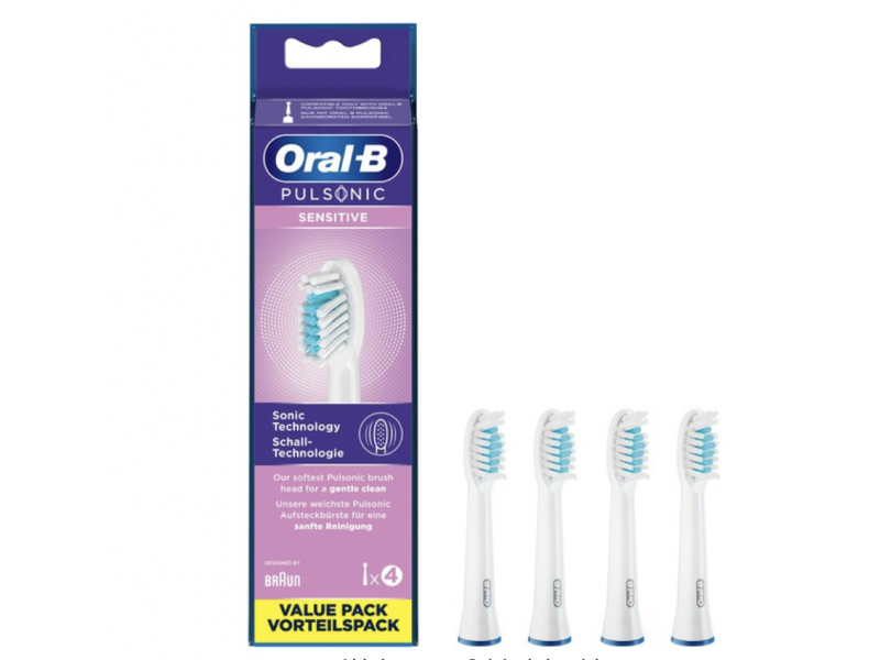 Oral-B Pulsonic Sensitive 4 pz Bianco