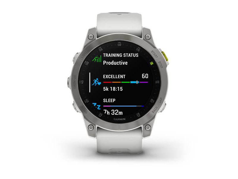 Garmin Epix 2nd Gen Sapphire Edition Biancaneve/Titanio Titano 010-02582-21