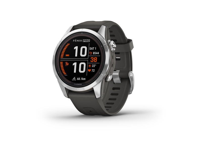 Garmin Fenix ​​7S Pro Solar 42mm Graphit/Edelstahl 010-02776-01