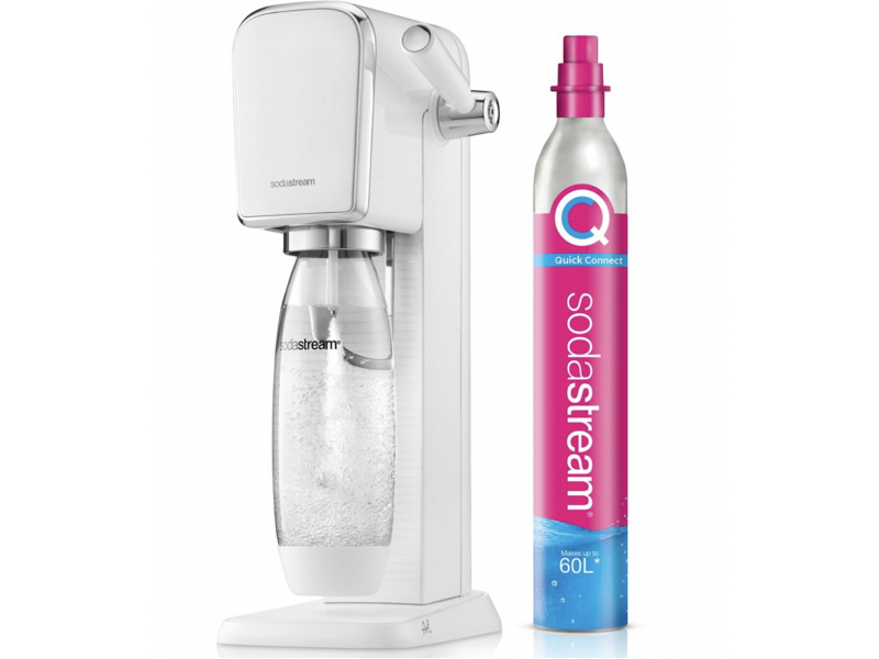 SodaStream Soda Maker ART bianco QC inclusa bottiglia in PET da 1 litro (1013511310)