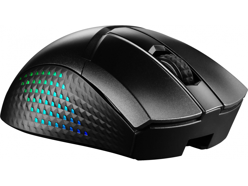 MSI CLUTCH GM51 LIGHTWEIGHT WIRELESS mouse Mano destra RF Wireless Bluetooth USB Type-C Ottico 26000 DPI (CLUTCH GM51 LIGHTWE