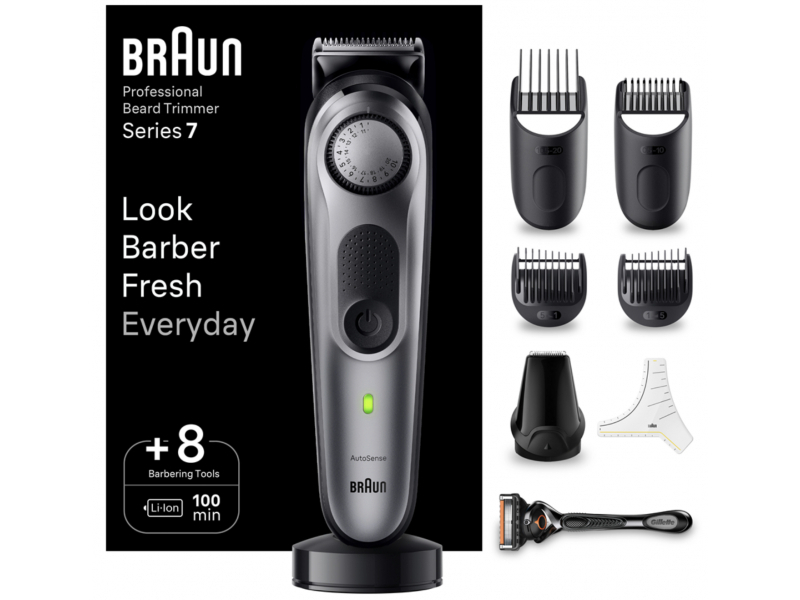 Braun BeardTrimmer 7 BT7420 Regolabarba Uomo