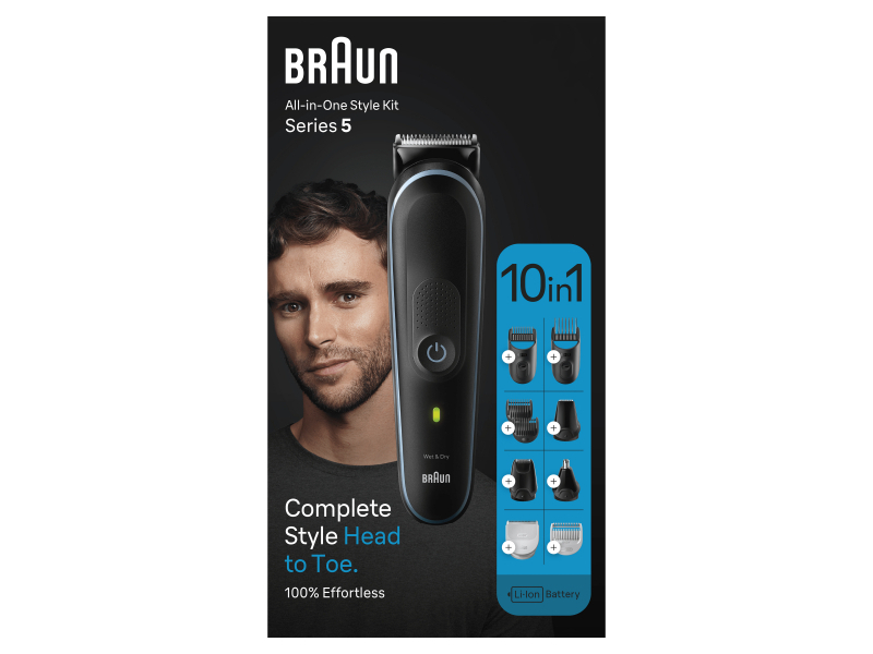 Braun MGK5445 Nero Ioni di Litio