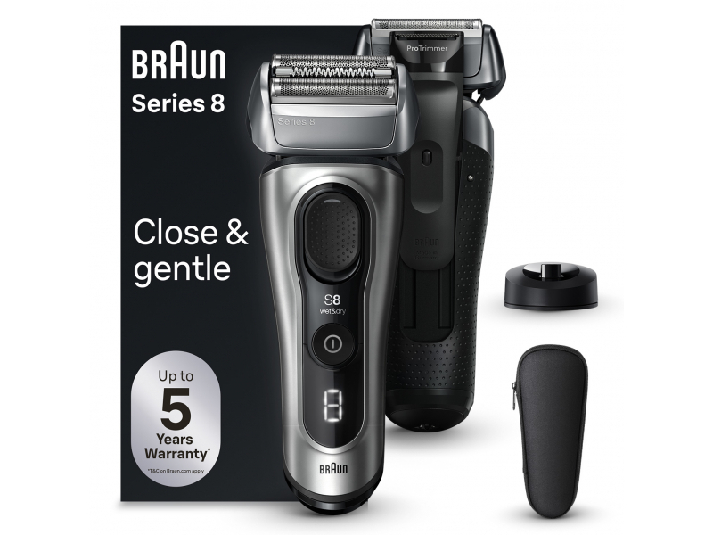 Braun Series 8 8517s Trimmer Argento