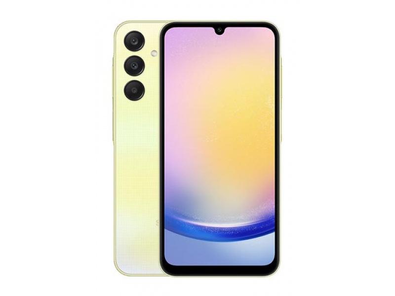 Samsung Galaxy A25 5G SM-A256B 16,5 cm [6.5] Doppia SIM Android 14 USB tipo-C 128 GB 5000 mAh Giallo (Galaxy A25 5G Yellow)