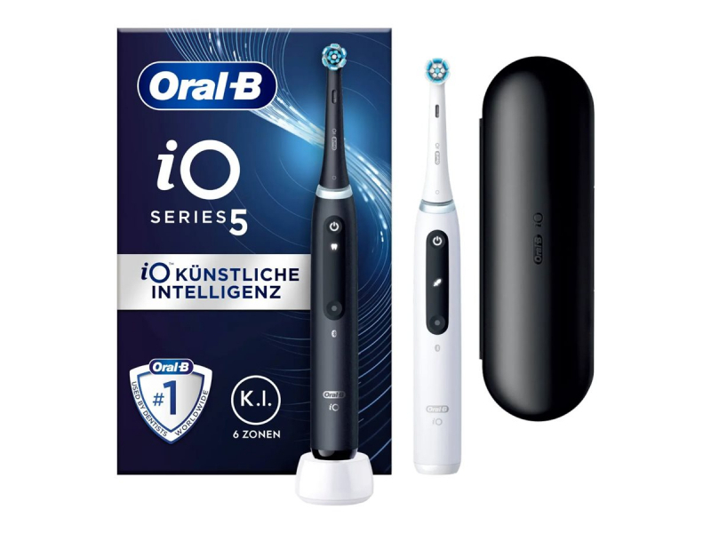 Oral-B iO Series 5 Nero/Bianco con 2Ã‚Â° manipolo 415121