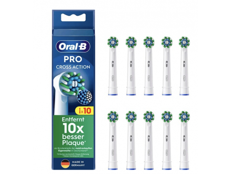 Ã¢â‚¬Â¢ Passend fÃƒÂ¼r Oral-B ElektrozahnbÃƒÂ¼rsten mit rundem BÃƒÂ¼rstenkopf Ã¢â‚¬Â¢ 10er Set