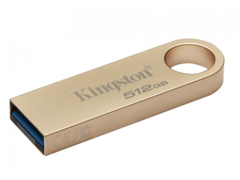 Kingston Technology DataTraveler 512GB 220MB/s Drive USB 3.2 Gen 1 in Metallo SE9 G3 (512GB DT USB 3.2 220MB/S GEN 1 - METAL SE