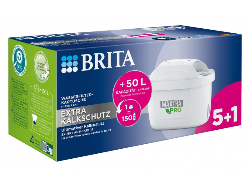 Brita Wasserfilter-Kartusche Extra Kalk Maxtra Pro Eka 5+1 122225