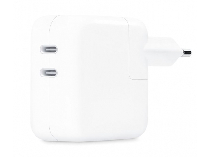Apple MW2K3ZM/A Caricabatterie per dispositivi mobili Universale Bianco AC Interno (Apple - Alimentatore - 35 Watt - 2 connetto