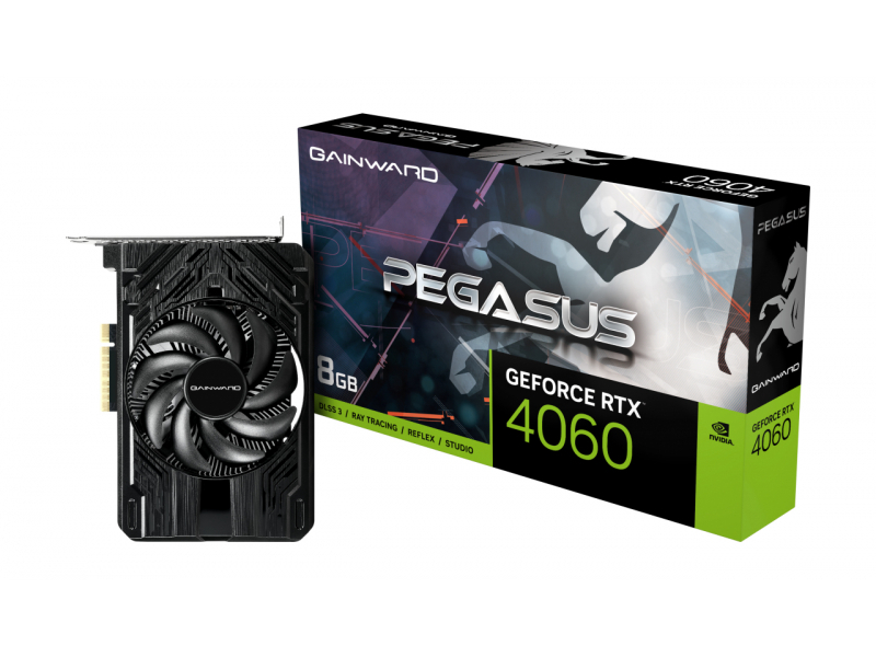 Scheda grafica Gainward RTX4060 Pegasus 8GB GDDR6 HDMI 3xDP 8.192 MB 4083