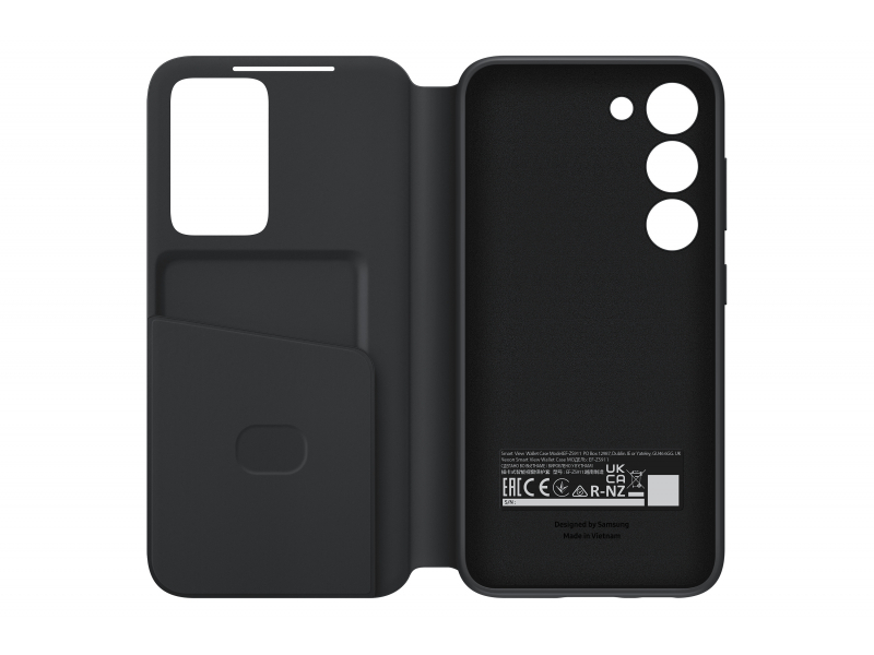 Samsung Galaxy S23 Smart View Wallet Case (Case With Flip Cover Internal Card Slot And Smart Interactive Notification Window)