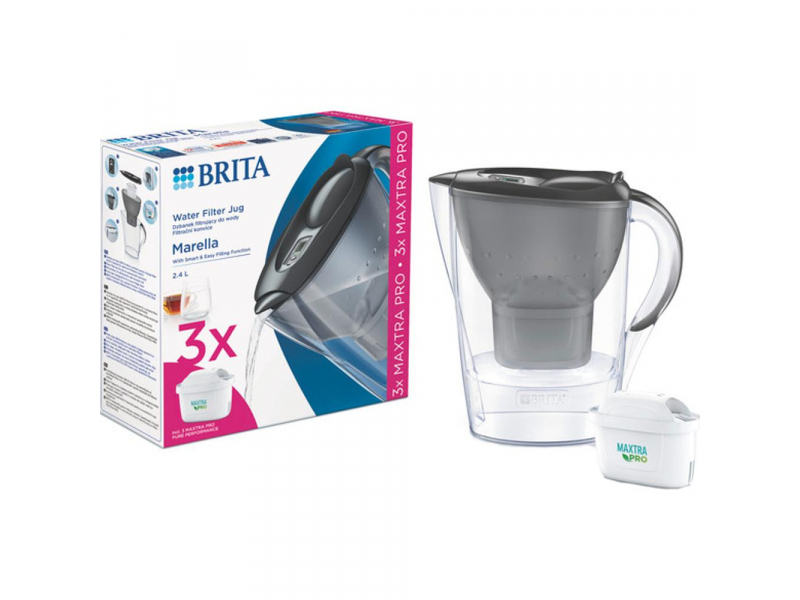 BRITA Marella 2,4 l grafite + 3 Maxtra Pro