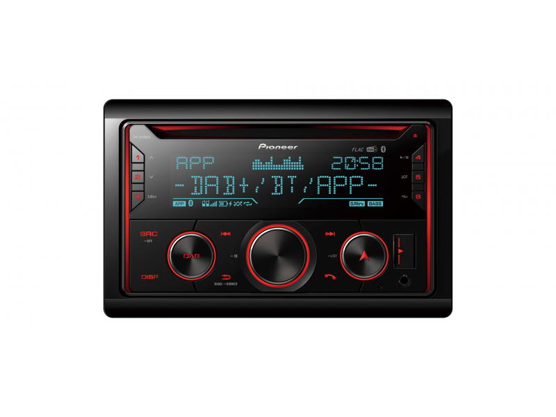 Autoradio Pioneer FH-S820DAB nera