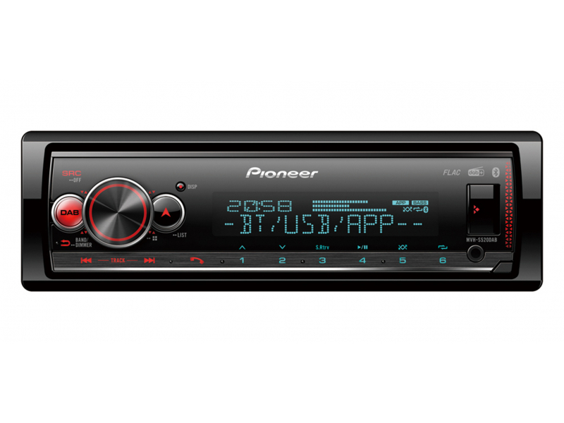 Autoradio Pioneer MVH-S520DAB nera