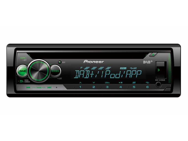 Autoradio Pioneer DEH-S410DAB nera