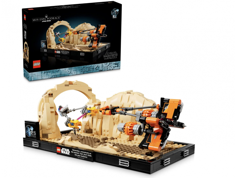 LEGO Star Wars - Corsa degli sgusci a Mos Espa - Diorama (75380)