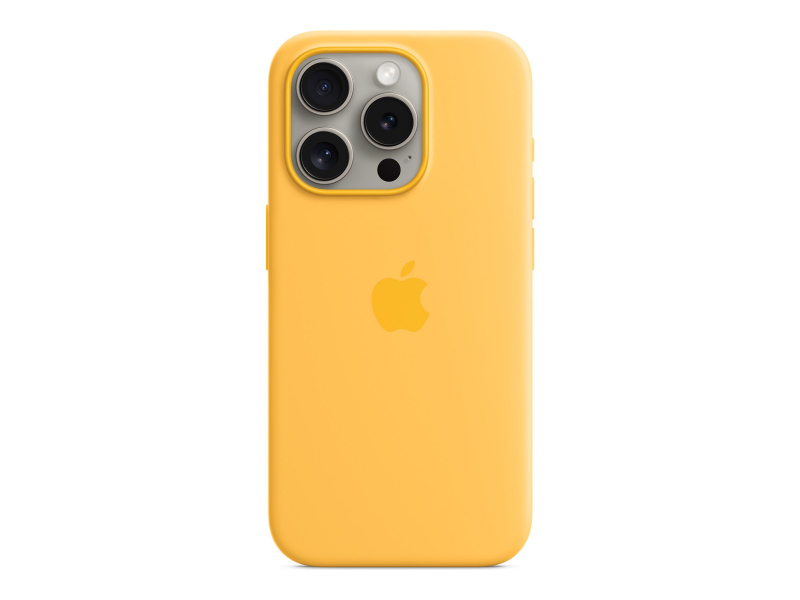 iPhone 15 Pro Silicone Case with MagSafe - Sunshine