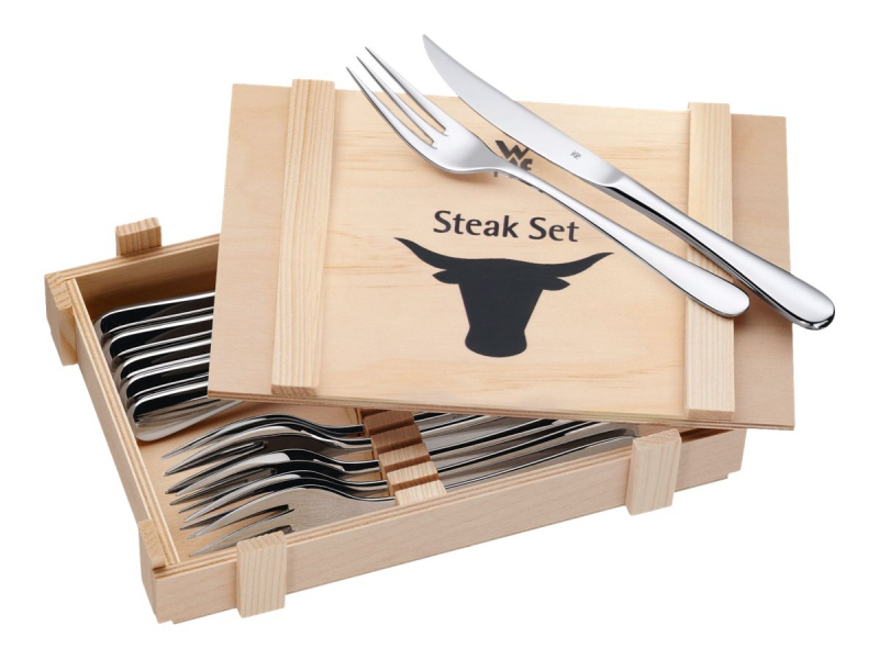 Posate da bistecca WMF Ranch 12 pezzi