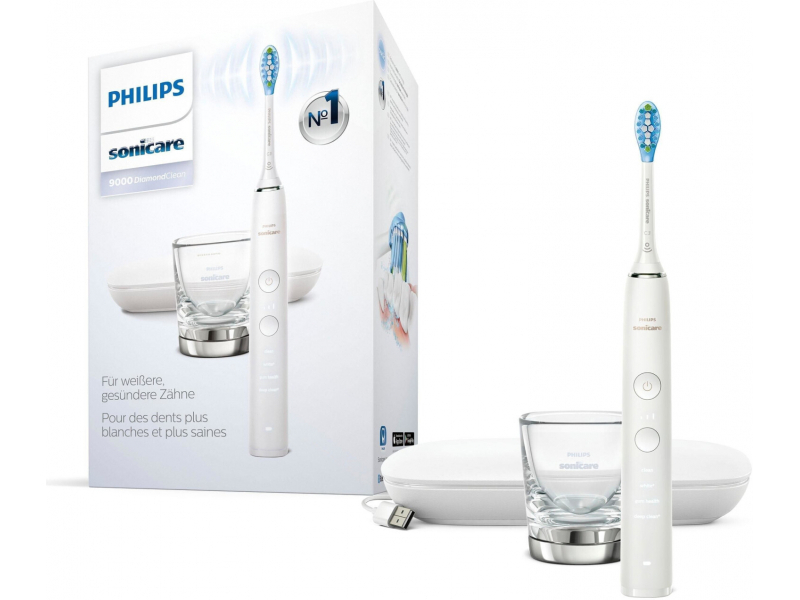 Philips DiamondClean 9000 HX9911/27 Spazzolino elettrico sonico con app