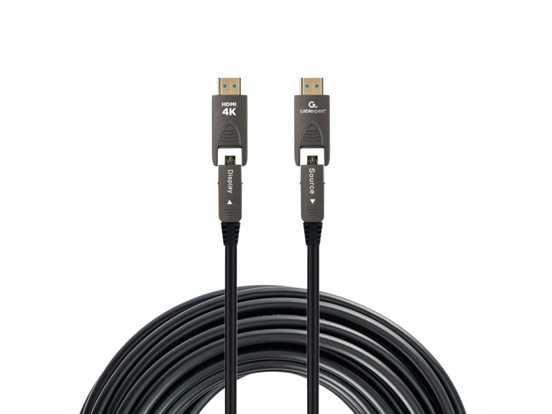 Cablexpert (AOC) Cavo HDMI D-A Ethernet ad alta velocitÃƒÂ  10 m CCAP-HDMIDD-AOC-10M