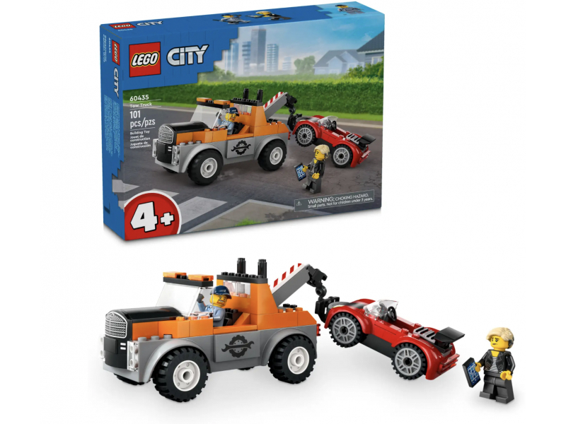 LEGO City 60435 Carro attrezzi con auto sportiva