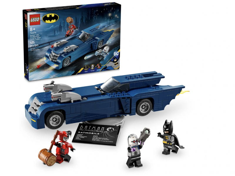 LEGO DC Super Heroes - Batman sulla Batmobile contro Harley Quinn e Mr. (76274)
