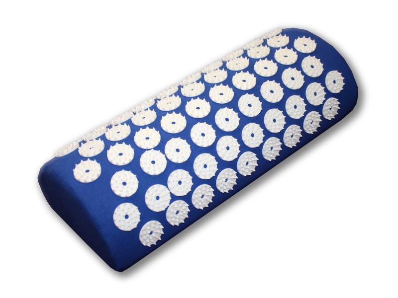 Cuscino per digitopressione Shanti / cuscino per unghie (blu / 40x15 cm)