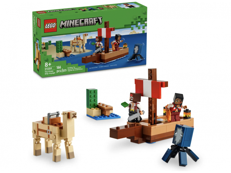 LEGO Minecraft - Il viaggio sulla nave pirata (21259)