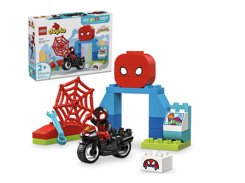 LEGO Duplo - Avventura in moto Marvel Spins (10424)