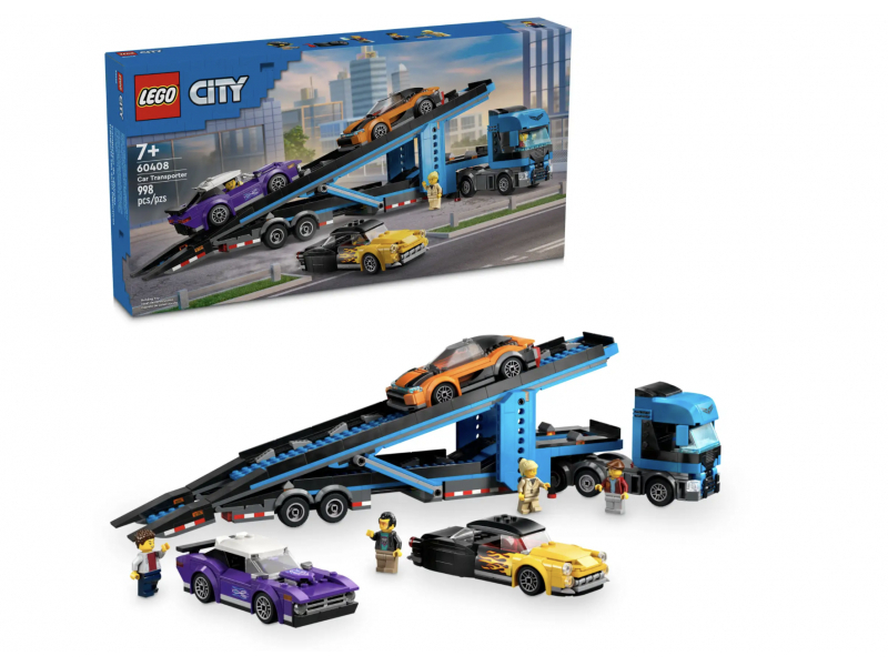 LEGO City - Bisarca con auto sportiva (60408)