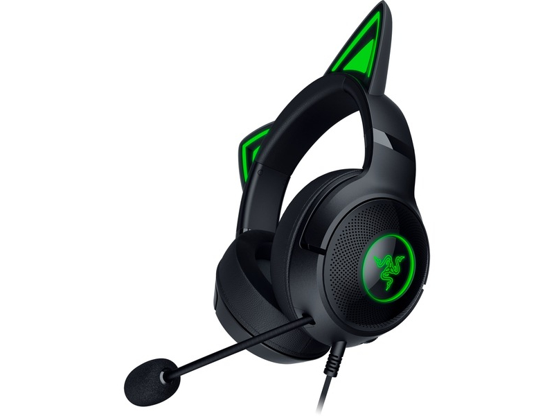 Razer Kraken Kitty V2 Auricolare Cablato A Padiglione Giocare USB tipo A Nero (RAZER KRAKEN KITTY V2 HEADSET BLACK)