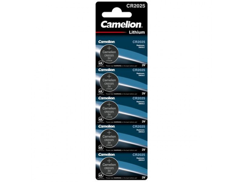 Batteria Camelion CR2025 Litio (5 pz.)