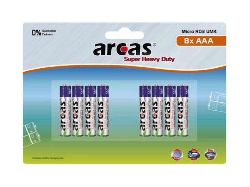 Batteria Arcas R03 Micro AAA (8 pz.)