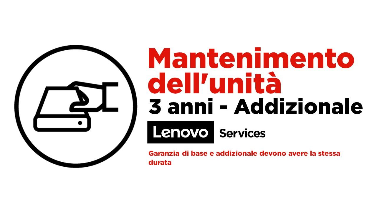 Lenovo 3Y Keep Your Drive 1 licenza/e 3 anno/i