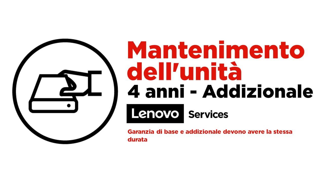 Lenovo 4Y Keep Your Drive 1 licenza/e 4 anno/i