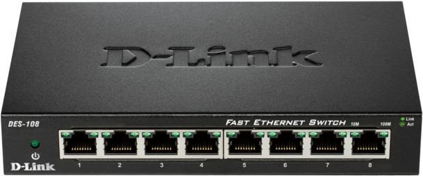 8-PORT 10/100 METAL HOUSING