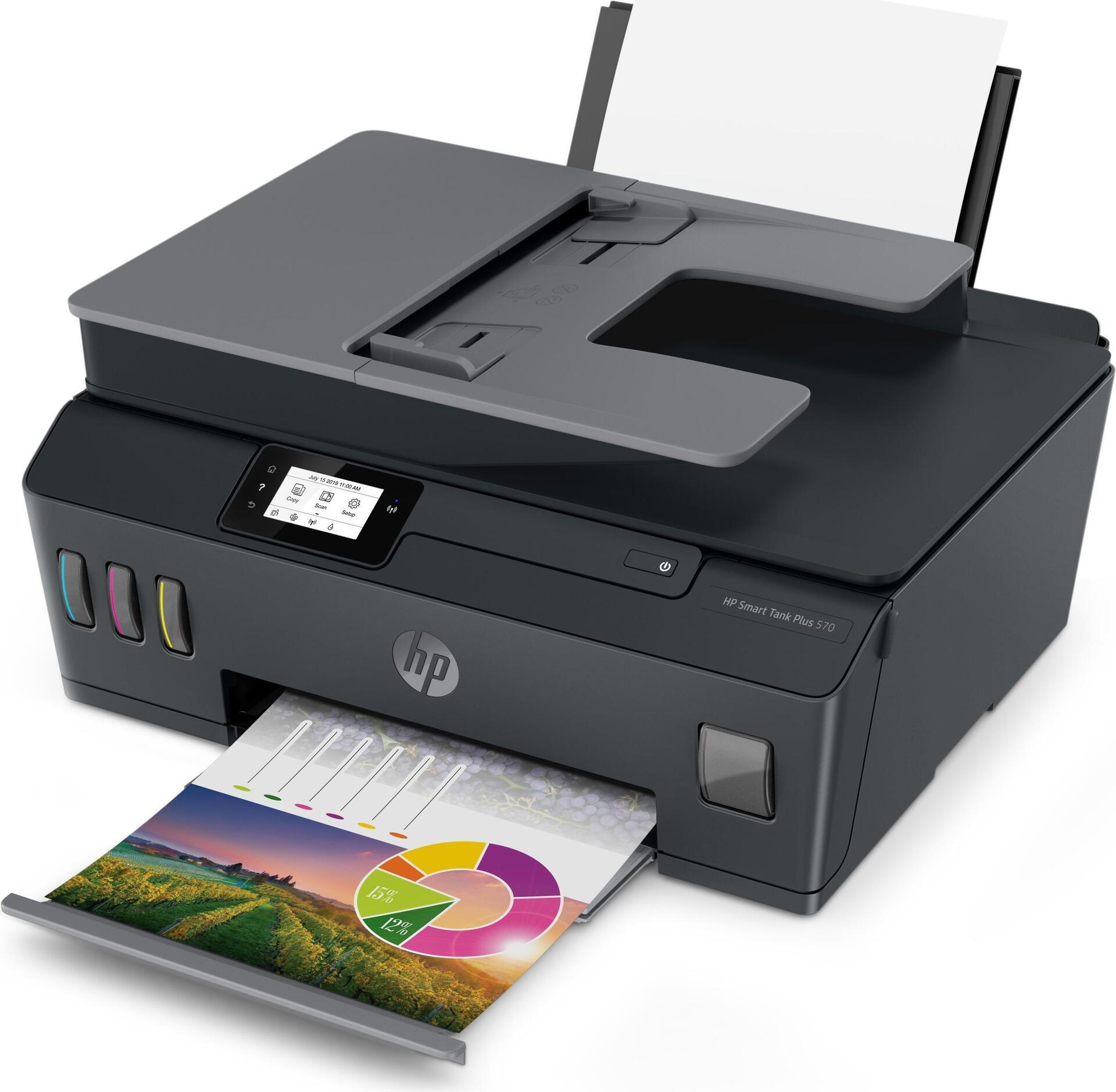HP Smart Tank Plus 570 Getto termico d'inchiostro A4 4800 x 1200 DPI 11 pagine al minuto Wi-Fi (5HX14A)