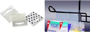 3M Scotchpad Hang-Tabs 1076 foro rotondo supporto autoadesivo 508 x 508 mm per la promozione della rotta (1076)