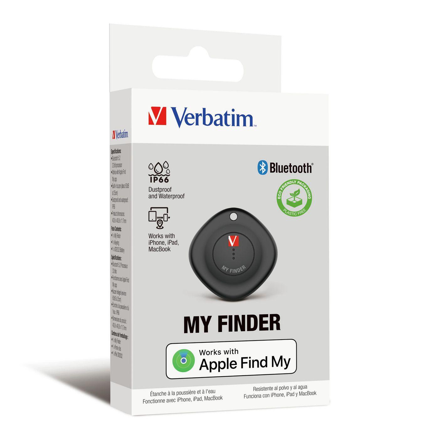 Verbatim My Finder Personale Cercatore Nero (VERBATIM MYF-01 MY FINDER BLUETOOTH)