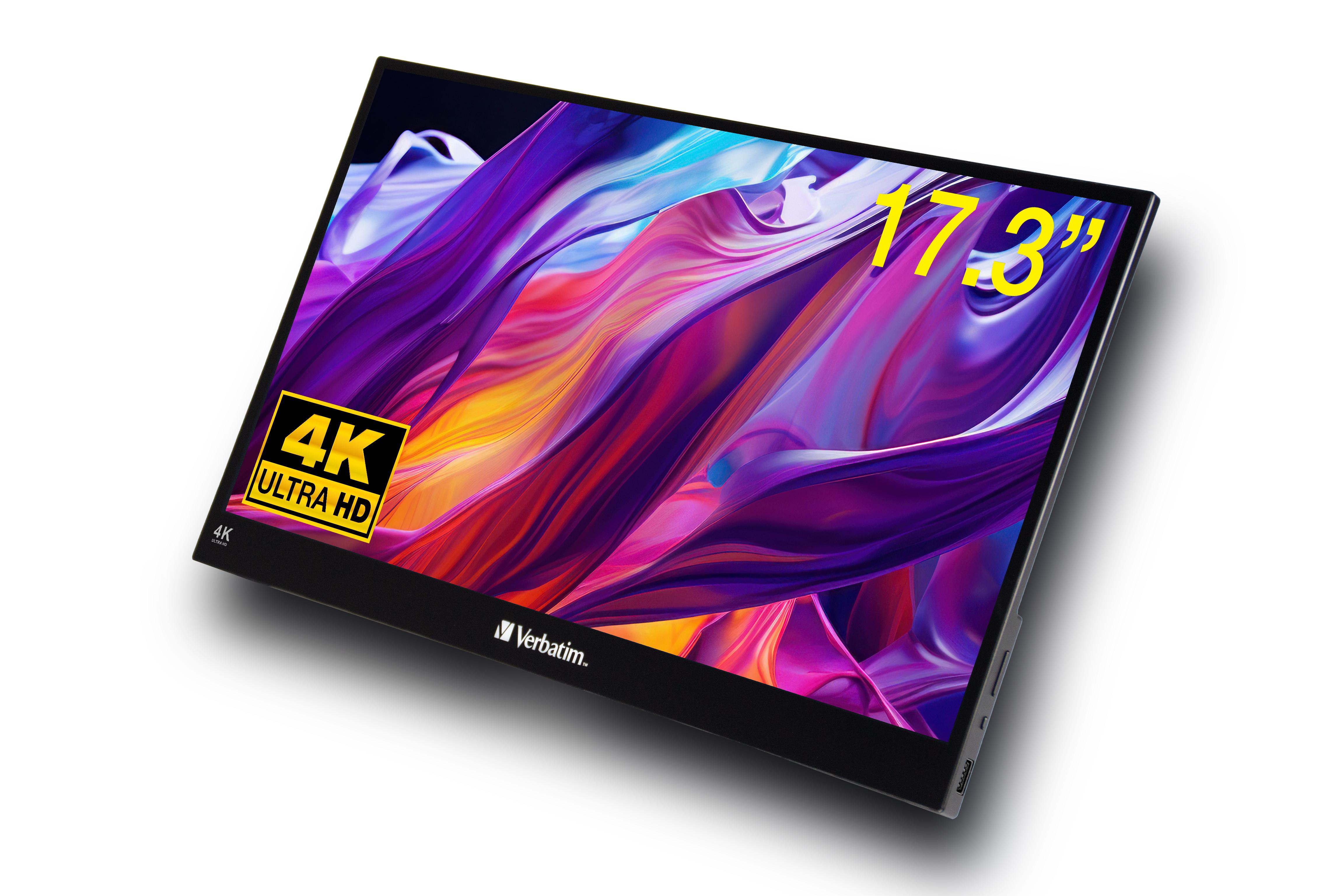 Verbatim 32239 Monitor PC 439 cm (17.3") 3840 x 2160 Pixel 4K Ultra HD LCD Touch screen Nero