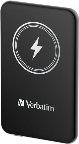 Verbatim Charge 'n' Go Polimeri di litio LiPo 5000 mAh Carica wireless Nero (MAG WIREL POWER BANK 5000 BLACK - CHARGEN GO POWER