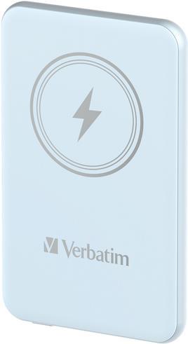 Verbatim Charge 'n' Go Polimeri di litio LiPo 5000 mAh Carica wireless Blu (MAG WIREL POWER BANK 5000 BLUE - CHARGEN GO POWERBA
