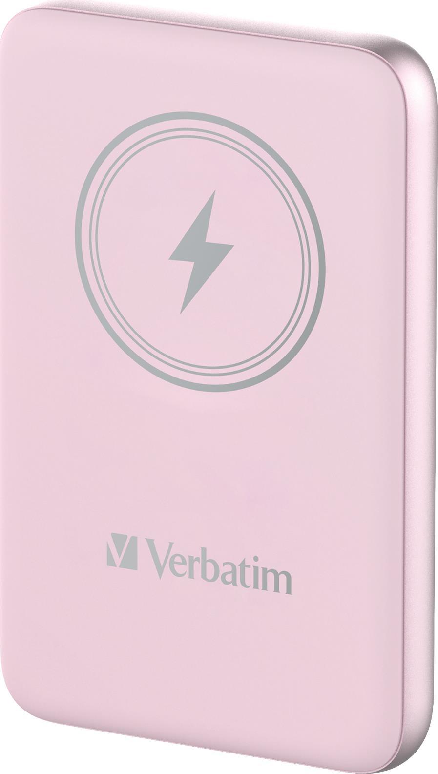 Verbatim Charge 'n' Go Polimeri di litio LiPo 10000 mAh Carica wireless Rosa (MAG WIREL POWER BANK 10000PINK - CHARGEN GO POWER