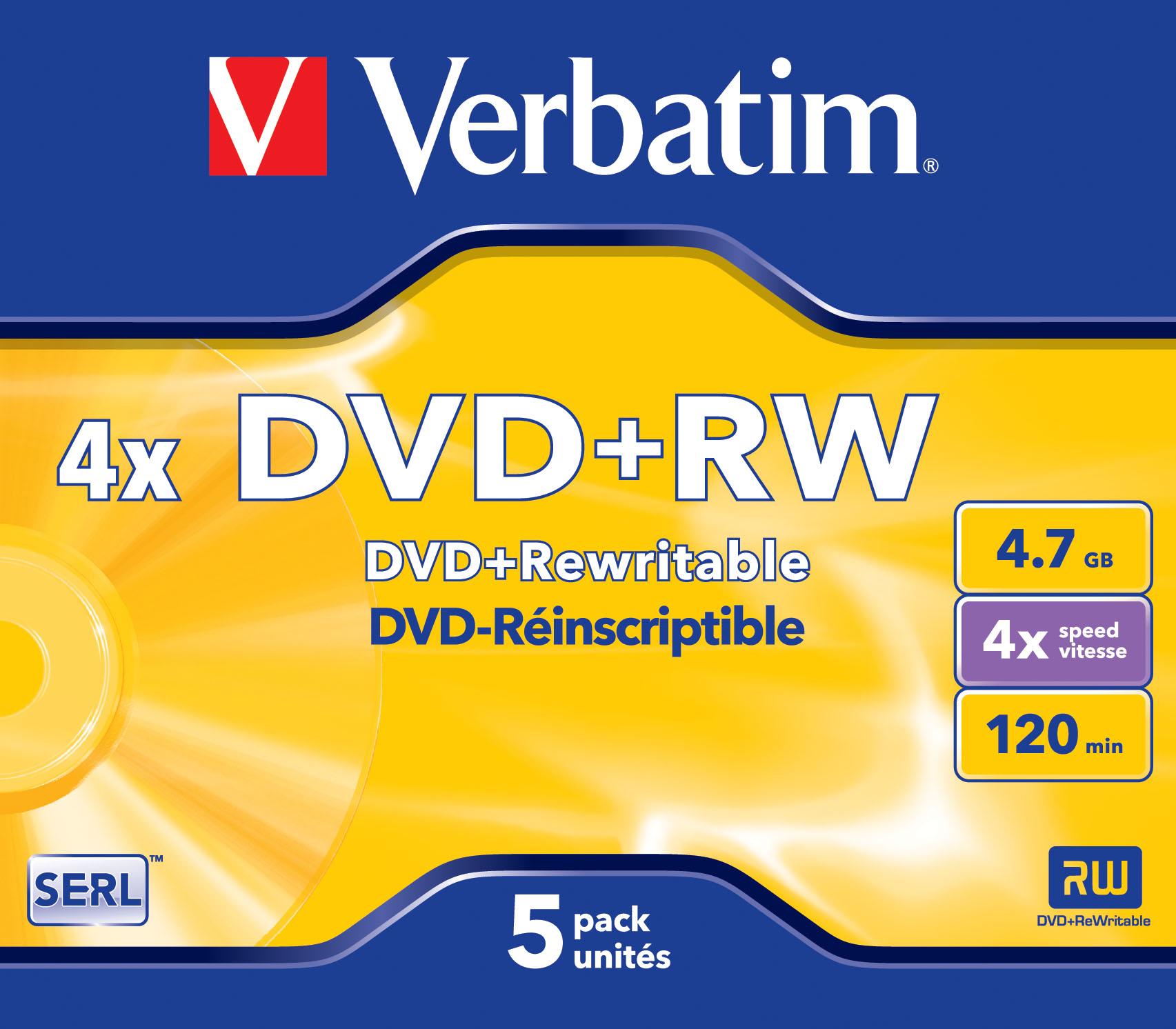 43229 KIT 5 DVD+RW...