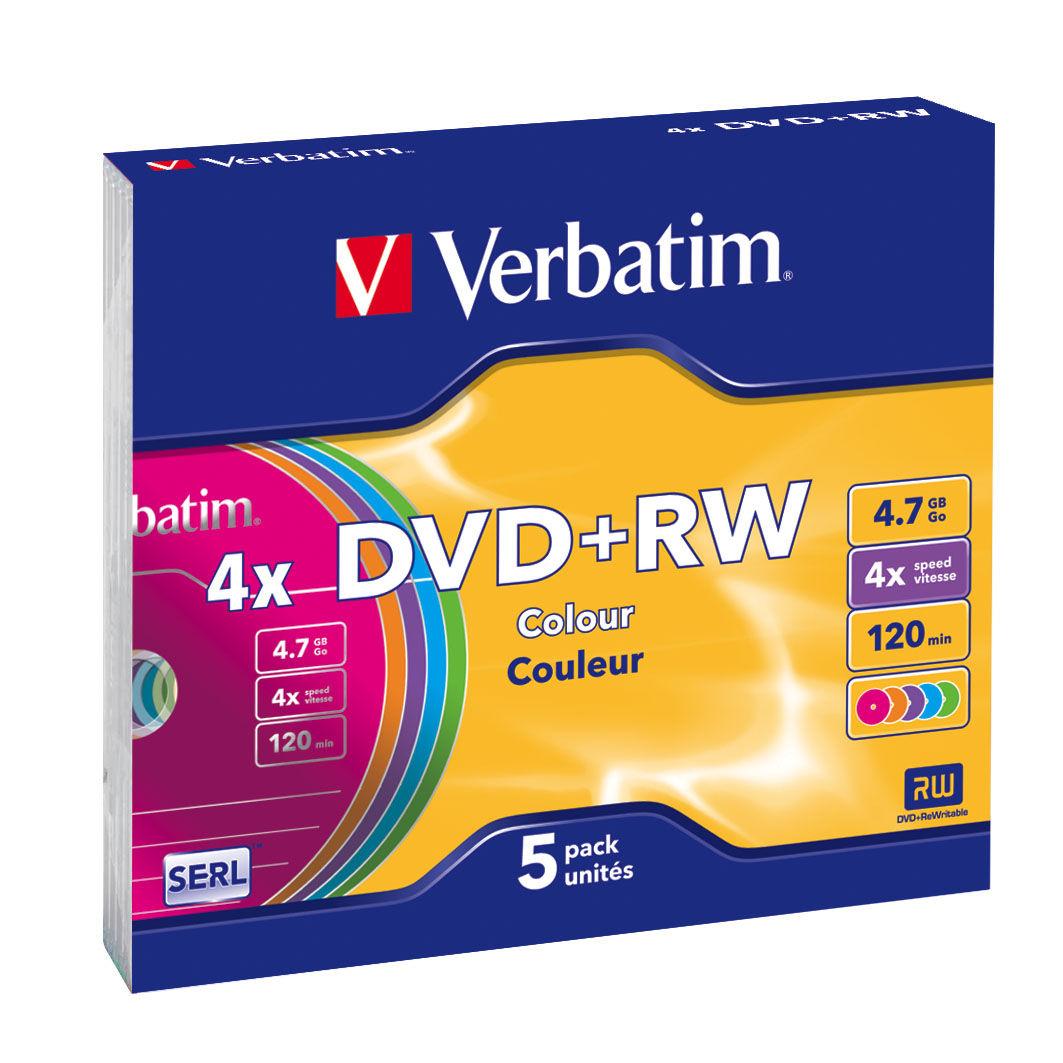 VERBATIM DVD+RW 4.7GO 4X SL5