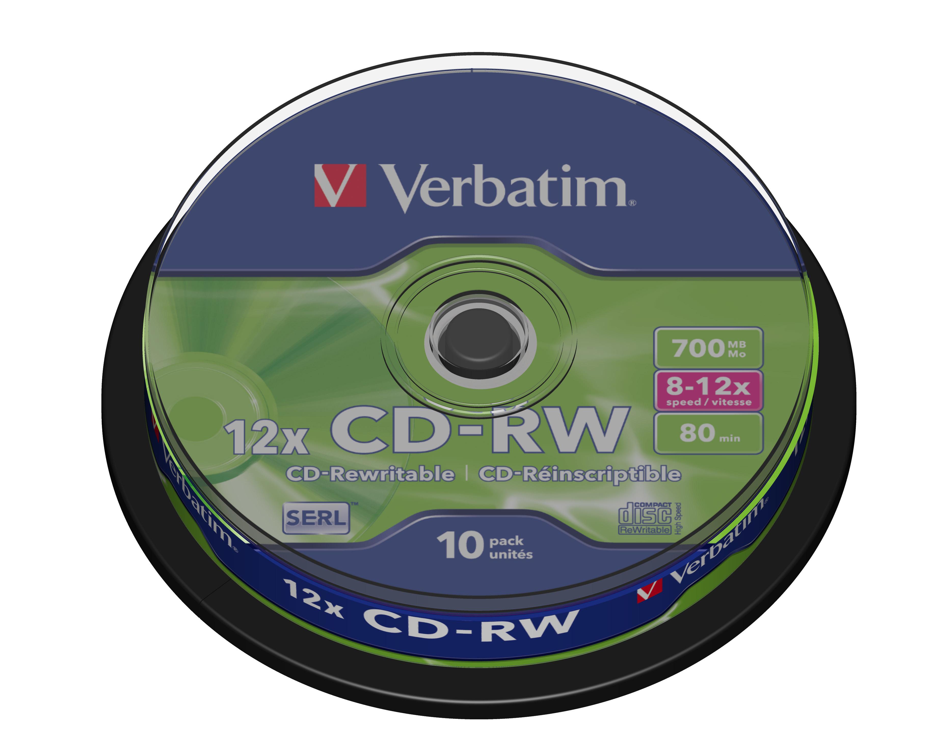 VERBATIM CD-RW SERL 700MB...