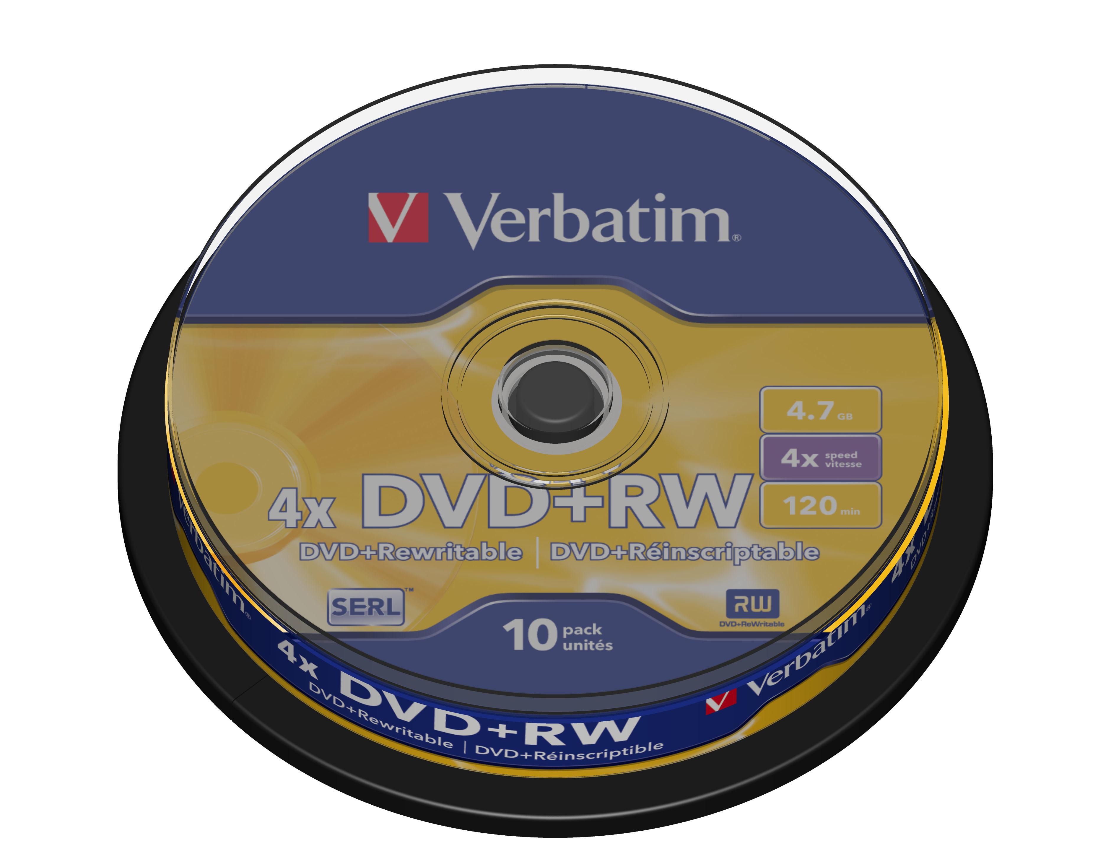 VERBATIM DVD+RW SERL 4.7GB...