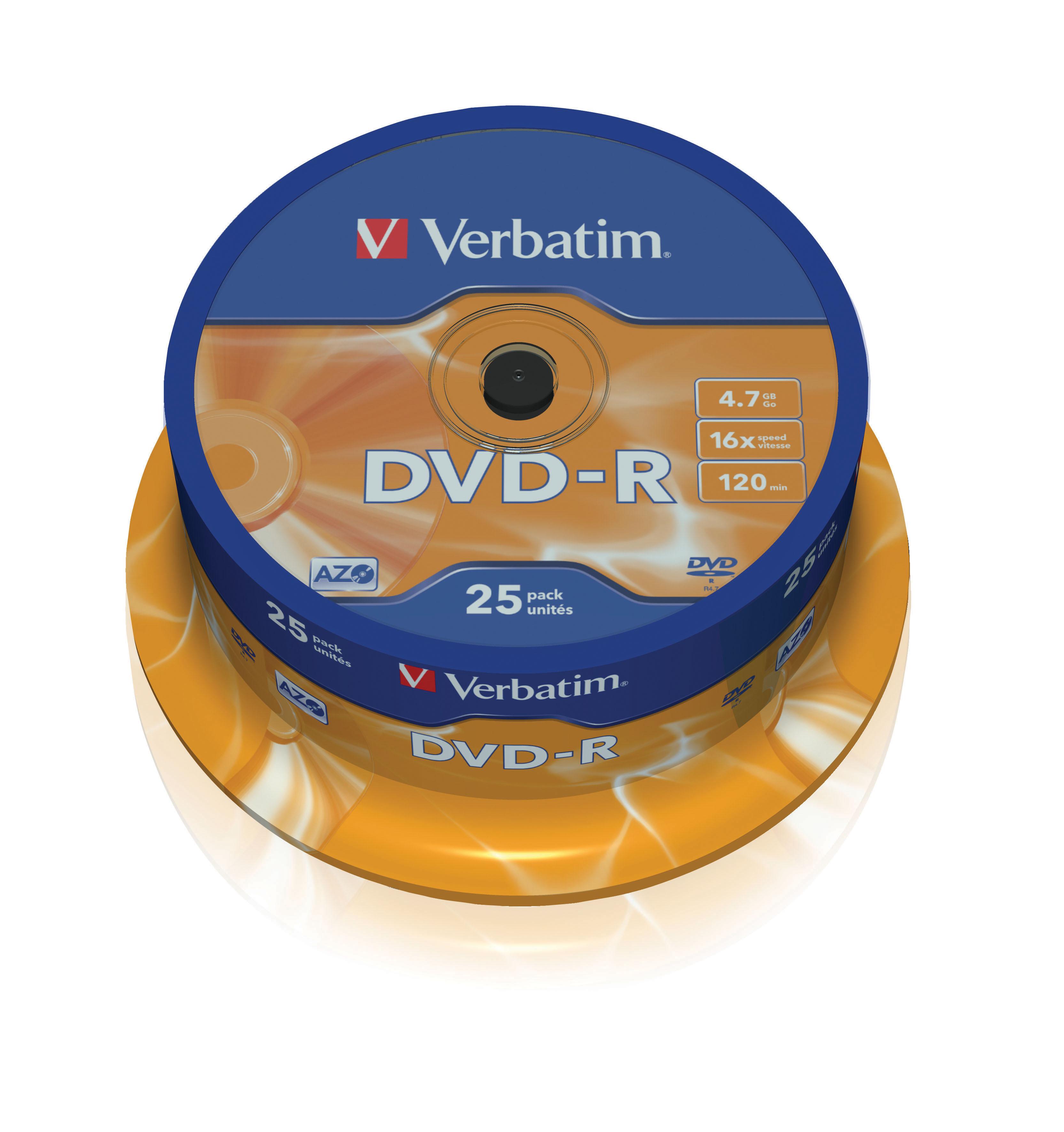 43522 SPINDLE 25 DVD-R 16X...